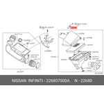 Nissan 226807S00A — 226807S00A, Расходомер воздуха