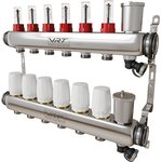 VRT Уточняется — Коллекторная группа VRT® 1'' х 3/4'' (евроконус) 6 вых, авт в/отвод, c расходомерами