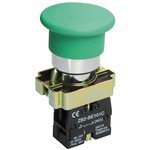 IEK BBG70-BC-K06 — BBG70-BC-K06, Кнопка управления LAY5-BC31 "Грибок" зеленая 1з IEK