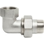 Өндіруші нақтыланады Уточняется — Переходник со сгоном 3/4'' угловой VRT®(конус) никель