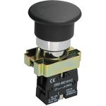 IEK BBG70-BC-K02 — BBG70-BC-K02, Кнопка управления LAY5-BC21 "Грибок" без подсветки черная 1з ИЭК