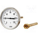WIKA 12013811 — 12013811, Измеритель: температуры; биметаллический; 0-120°C; Дл.зонда: 60мм