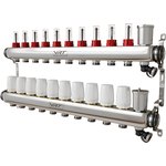 VRT Уточняется — Коллекторная группа VRT® 1'' х 3/4'' (евроконус) 10 вых, авт в/отвод, c расходомерами