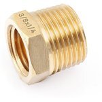 Manufacturer to be confirmed 949090 — 949090 Переходник резьбовой латунный, "папа" 3/8"(M) × "мама" 1/4"(F)