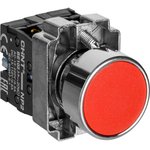 CHINT NP2-BA45 — Кнопка управления NP2-BA45 без подсветки 1НО+1НЗ IP40 (R) красн. CHINT 573966