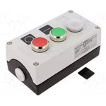 Siemens 3SU1853-0AB00-2AB1 — 3SU1853-0AB00-2AB1, Пульт управления, NC + NO, красный/зеленый, IP67, Кнопка плоская