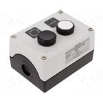 Siemens 3SU1802-0AC00-2AB1 — 3SU1802-0AC00-2AB1, Пульт управления, NC + NO, черно/черно, IP67, Кнопка плоская