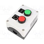 Siemens 3SU1802-0AB00-2AB1 — 3SU1802-0AB00-2AB1, Пульт управления, NC + NO, красный/зеленый, IP67, Кнопка плоская