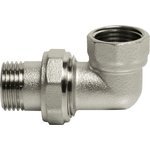 Өндіруші нақтыланады Уточняется — Переходник со сгоном 1/2'' угловой VRT® (конус) никель
