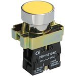 IEK BBT60-BA-K05 — BBT60-BA-K05, Кнопка управления LAY5-BA51 без подсветки желтая 1з IEK