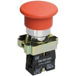 IEK BBG71-BC-K04 — Кнопка управления "Грибок" LAY5-BC42 1НЗ красн. KARAT IEK BBG71-BC-K04