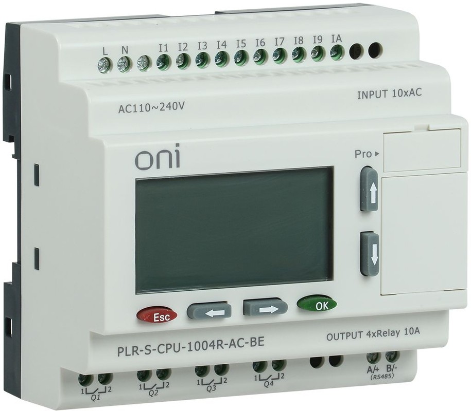 ONI / IEK PLR-S-CPU-1004-R — PLR-S CPU1004(R), логическое реле ONI