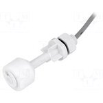 STANDEX-MEDER LS02-1A85-PP-500W — LS02-1A85-PP-500W, Датчик: уровня жидкости, -55-130°C, Конф.выхода: SPST-NO, 1А