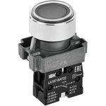 IEK LA167-BAF22 — Кнопка управления LA167-BAF22 d=22мм 1NC черная IEK