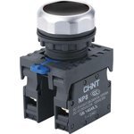 CHINT NP8-11BN/2 — Кнопка управления NP8-11BN/2 без подсветки черн. 1НО+1НЗ IP65 (R) CHINT 667112