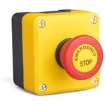 EMAS P1EC400E40E — P1EC400E40E, Пульт управления 1 кнопочный с аварийной кнопкой