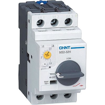 CHINT CHINT NS2 rotary — Автомат защиты двигателя с поворотной рукояткой, семейство настроек 0,16–80 А CHINT NS2 rotary